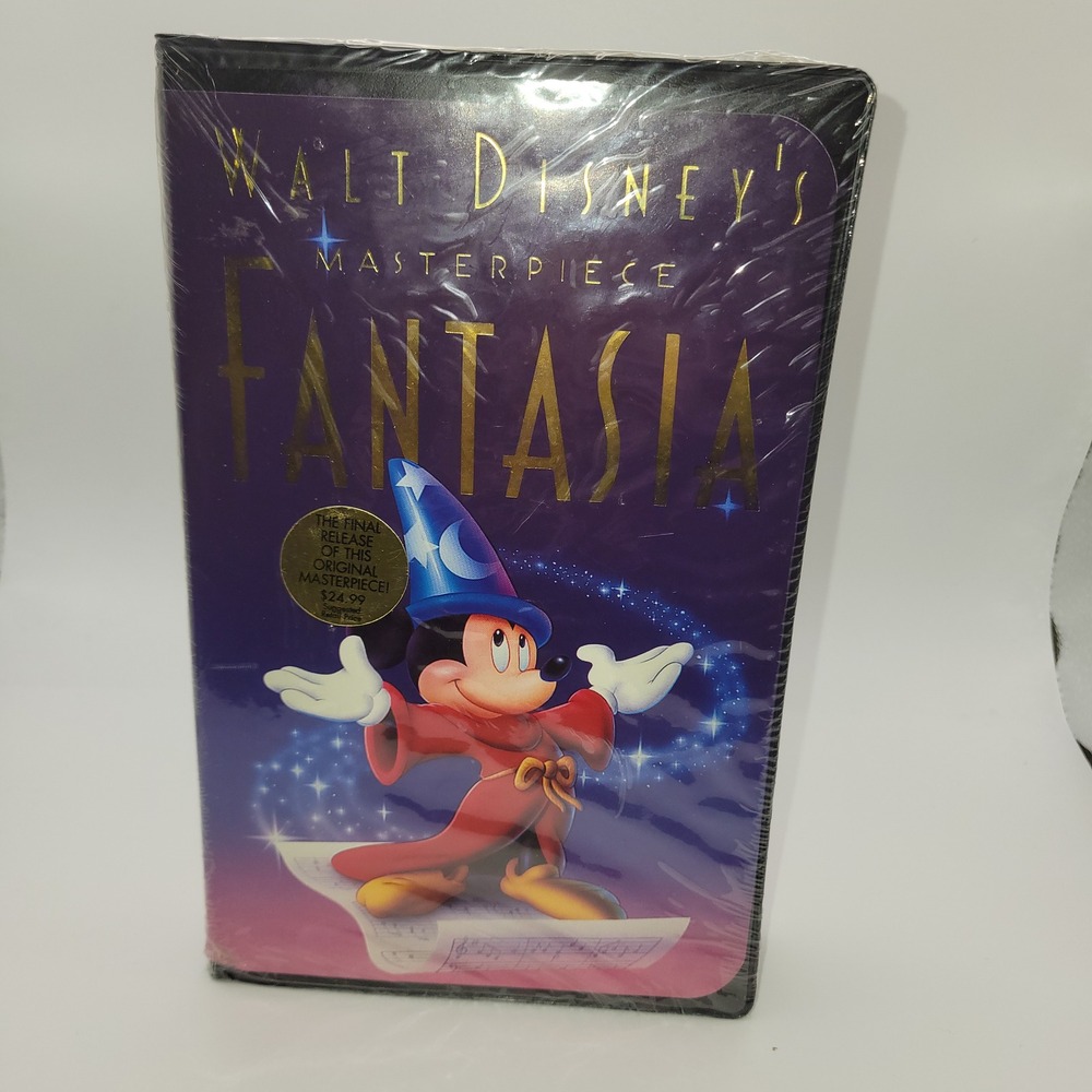 Walt Disney Masterpiece Fantasia VHS Factory Sealed Mickey Mouse 1132-VHS